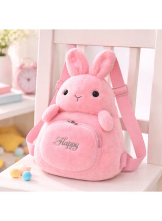 Cute Rabbit Plush Backpack for Kids 2–4 Years, Soft Animal School Bag for Toddlers, Lightweight Mini Backpack for Baby Boys & Girls, Nursery Bag, Picnic & Travel Backpack - view 5